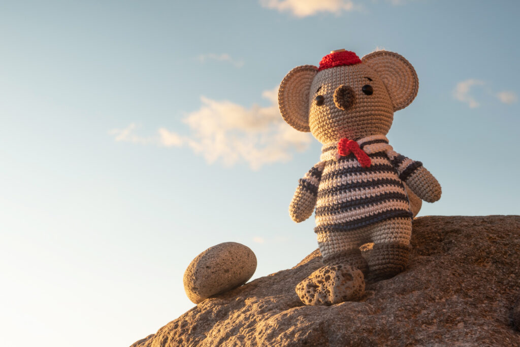 Karcsi, a koala, Khuc Cay- Amigurumi, Tarka Forgatag