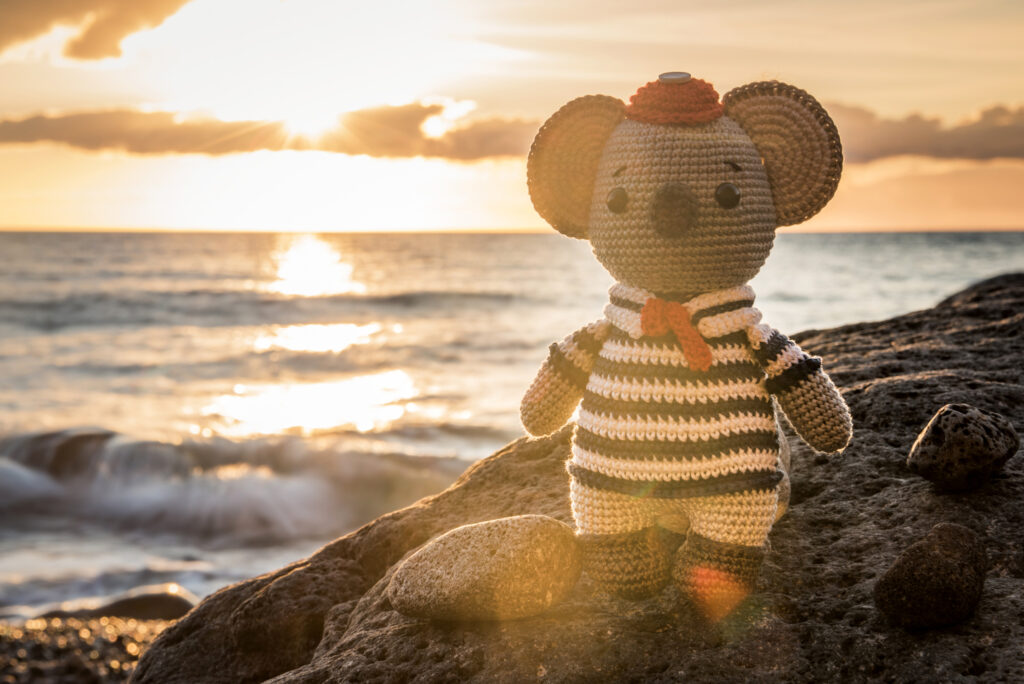 Karcsi, a koala, Khuc Cay- Amigurumi, Tarka Forgatag
