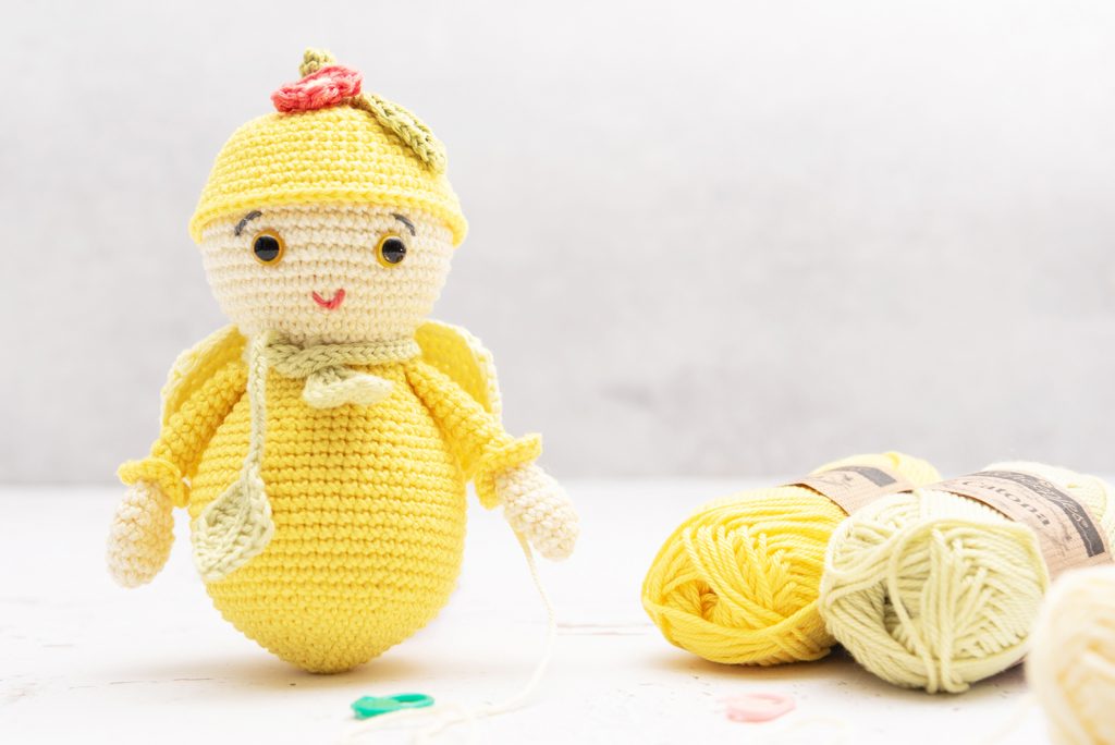 Horgolt citromtündér - minta leírás