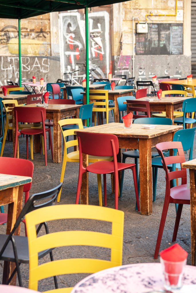 Kávézó Cataniában