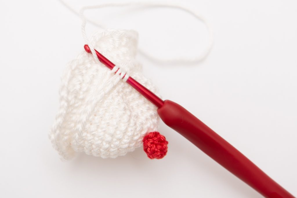 Minni di San't Agata sütemény kulcstartó horgolás