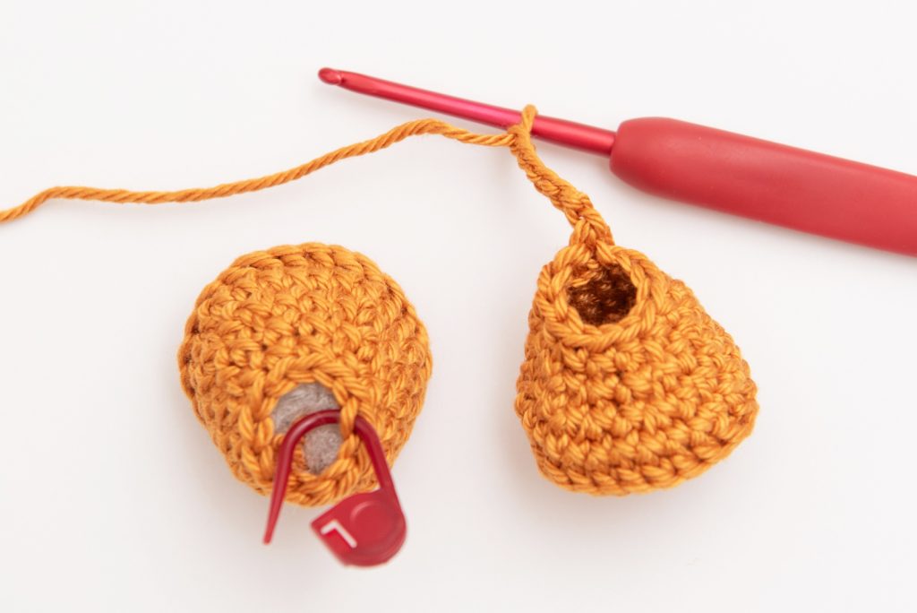 Vörös cica - ingyenes horgolás minta