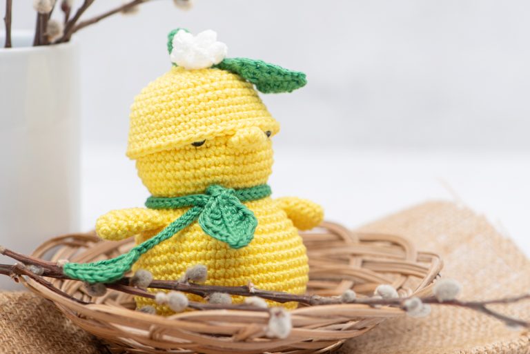 Húsvéti csibe - ingyenes horgolásminta