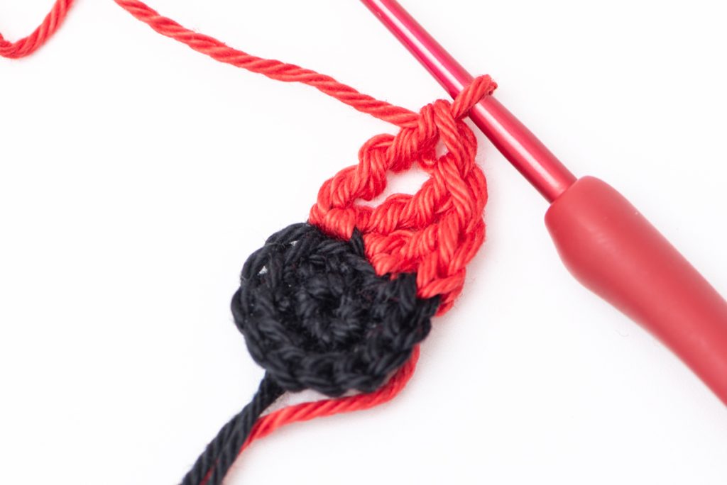 Pipacs könyvjelző - ingyenes horgolásminta