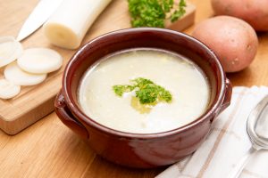 Póréhagymaleves recept