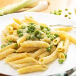 Vegán zöldborsos tészta