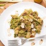 Vegán és gluténmentes zöldborsós gnocchi