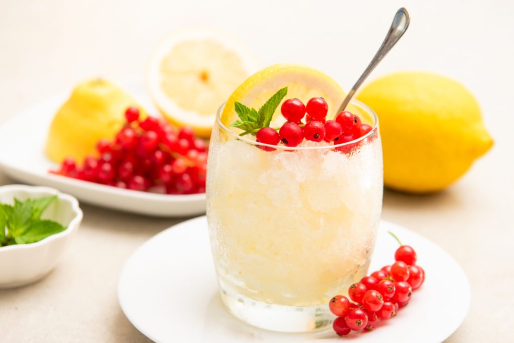 Citromos granita - vegán és gluténmentes recept