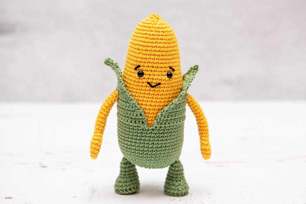 Amigurumi kukorica - ingyenes horgolásminta