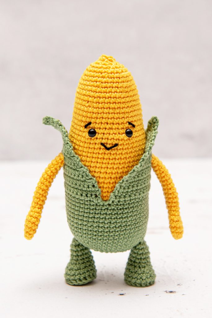 Amigurumi kukorica - ingyenes horgolásminta